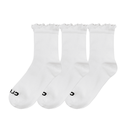 CrocsSocks Ruffle Ankle 3 PK - Crocs outlet