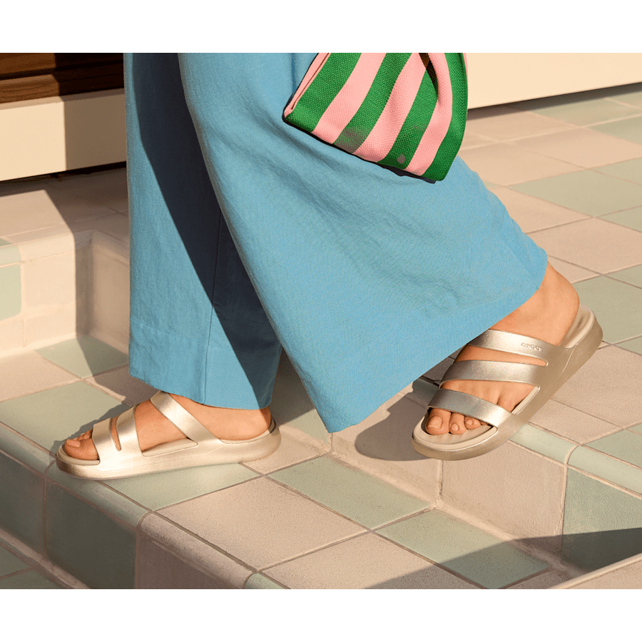 Getaway Metallic Strappy - Crocs US