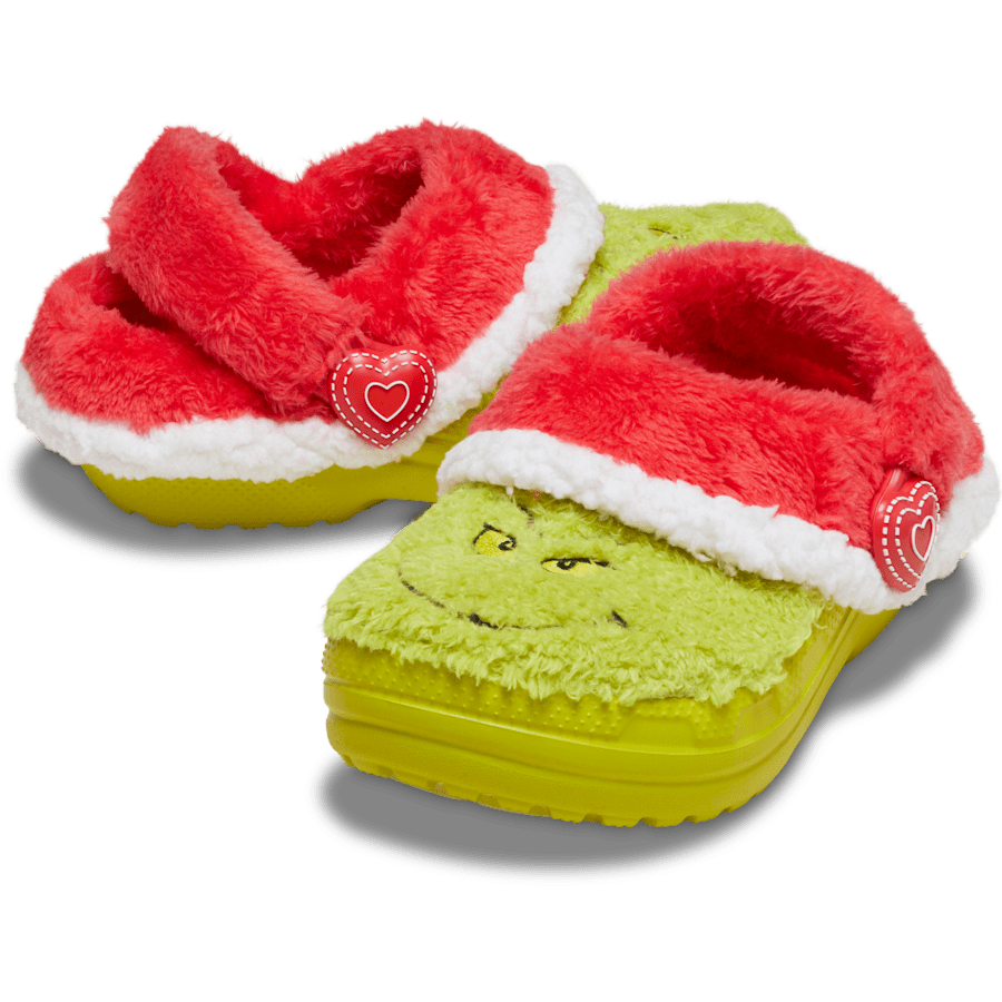 Kid's The Grinch Classic Lined Clog- Crocs on sale