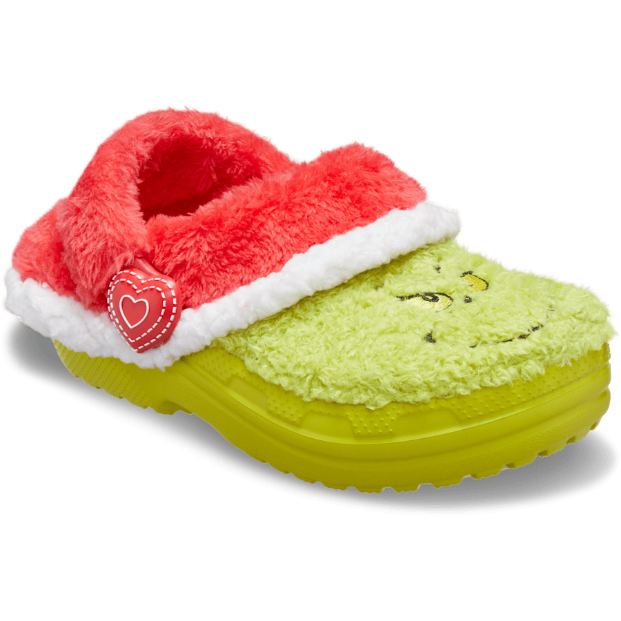 Kid's The Grinch Classic Lined Clog- Crocs on sale