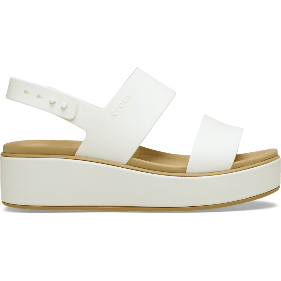 Brooklyn Matte Wrap Low Wedge - Crocs outlet