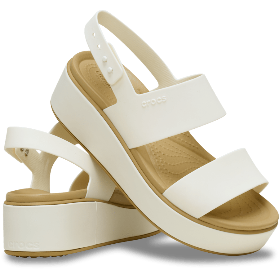 Brooklyn Matte Wrap Low Wedge - Crocs outlet