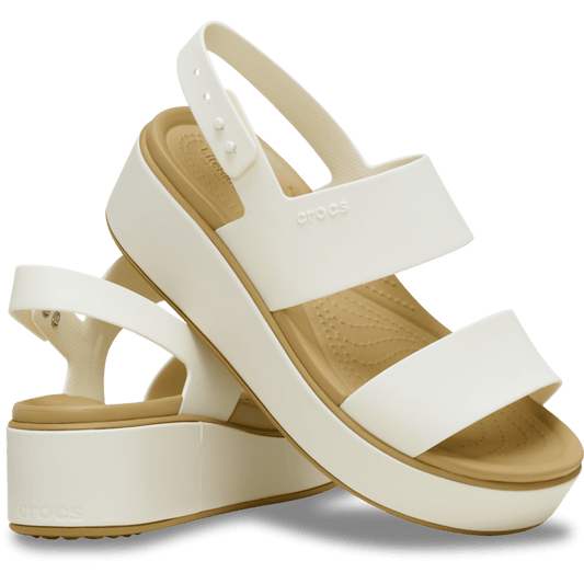 Brooklyn Matte Wrap Low Wedge - Crocs outlet