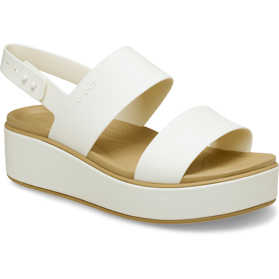 Brooklyn Matte Wrap Low Wedge - Crocs outlet