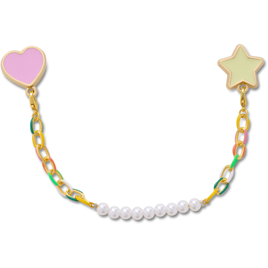 Pearl and Rainbow Bag Chain - Crocs for sale