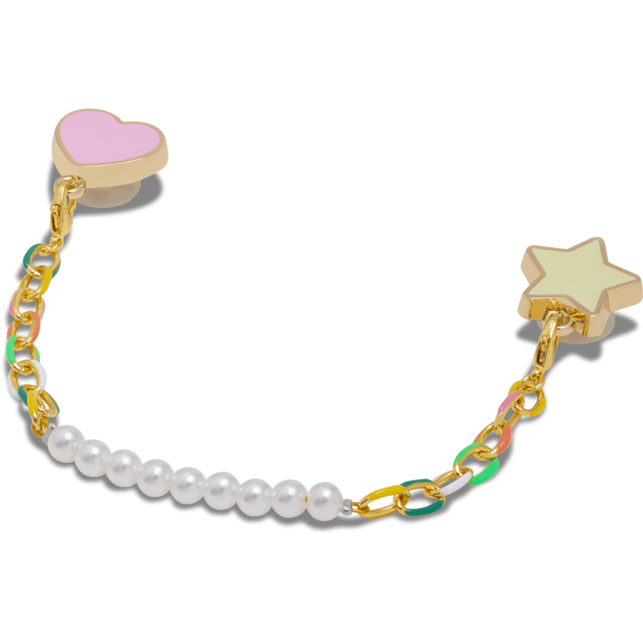 Pearl and Rainbow Bag Chain - Crocs for sale