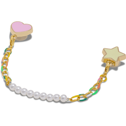 Pearl and Rainbow Bag Chain - Crocs for sale