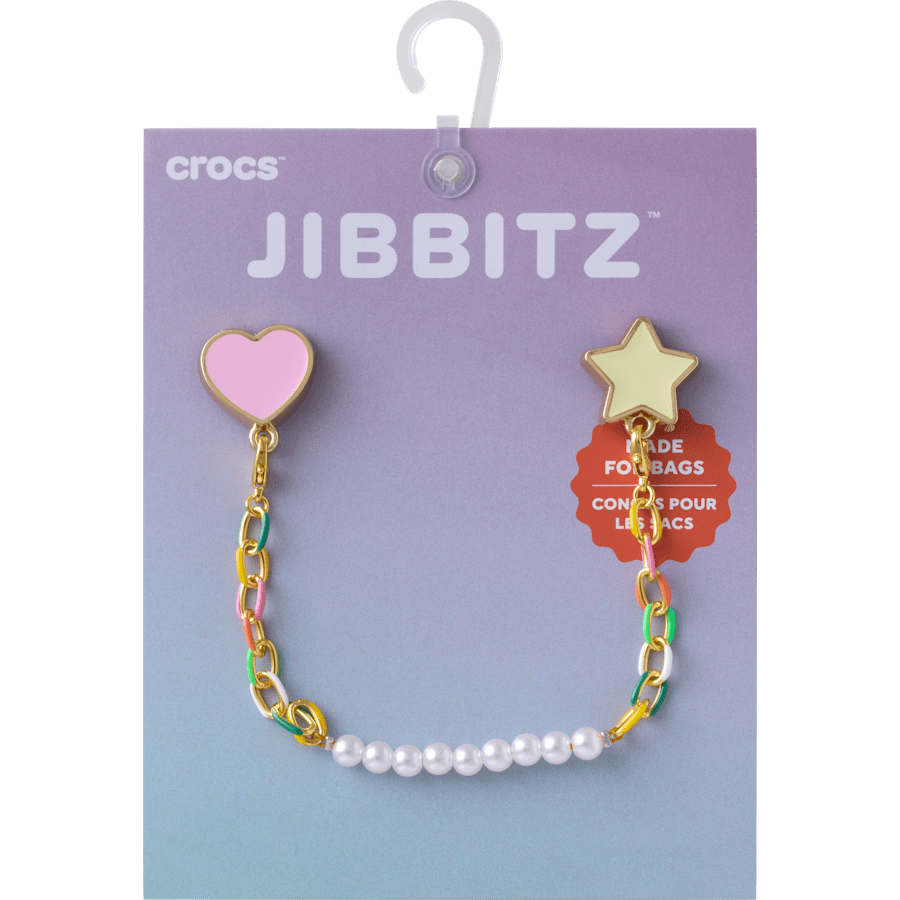 Pearl and Rainbow Bag Chain - Crocs for sale