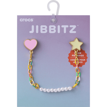 Pearl and Rainbow Bag Chain - Crocs for sale