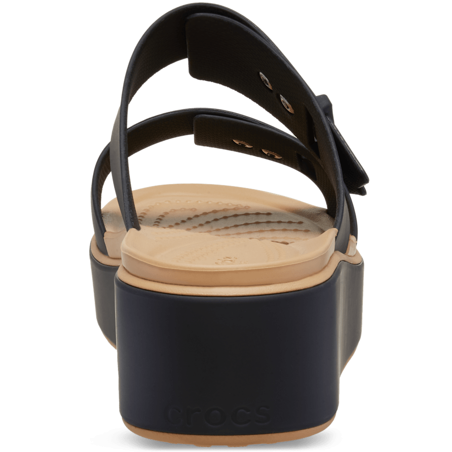 Brooklyn Buckle Matte Wrap Low Wedge - Crocs on sale