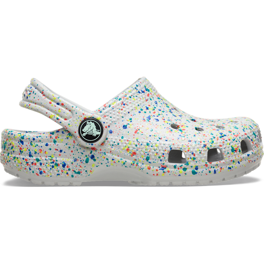 Kids' Classic Glow Paint Splatter Clog - Crocs discount
