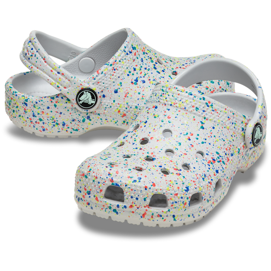 Kids' Classic Glow Paint Splatter Clog - Crocs discount