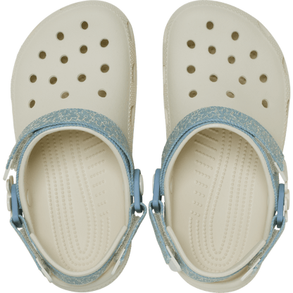 Kids’ Classic Denim Flower Adjustable Backstrap Clog - Crocs discount