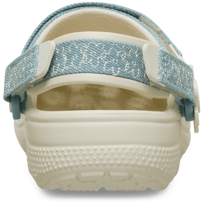 Kids’ Classic Denim Flower Adjustable Backstrap Clog - Crocs discount