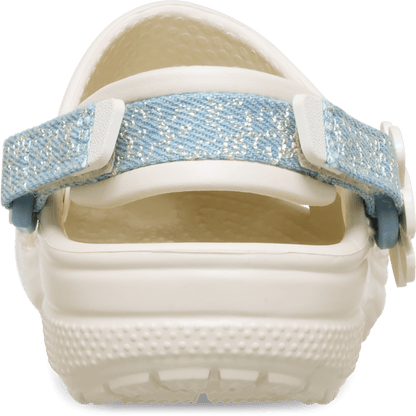 Toddler Classic Denim Flower Adjustable Backstrap Clog - Crocs outlet