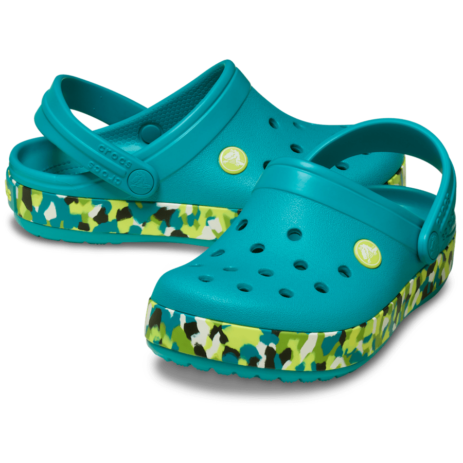 Kids' Crocband Glow Confetti Band Clog - Crocs on sale