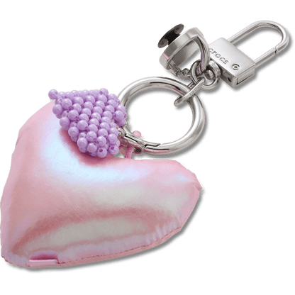 Double Heart Bag Charm - Crocs discount