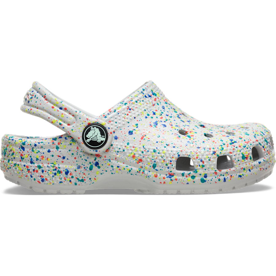 Toddler Classic Glow Paint Splatter Clog - Crocs for sale
