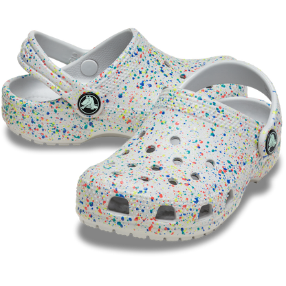 Toddler Classic Glow Paint Splatter Clog - Crocs for sale