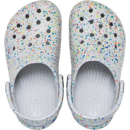 Toddler Classic Glow Paint Splatter Clog - Crocs for sale