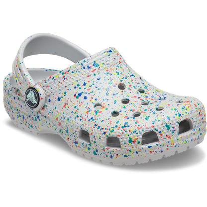 Toddler Classic Glow Paint Splatter Clog - Crocs for sale