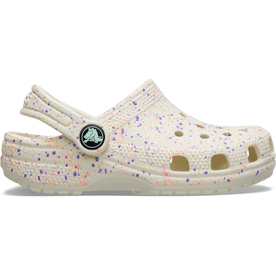 Toddler Classic Glow Paint Splatter Clog - Crocs for sale
