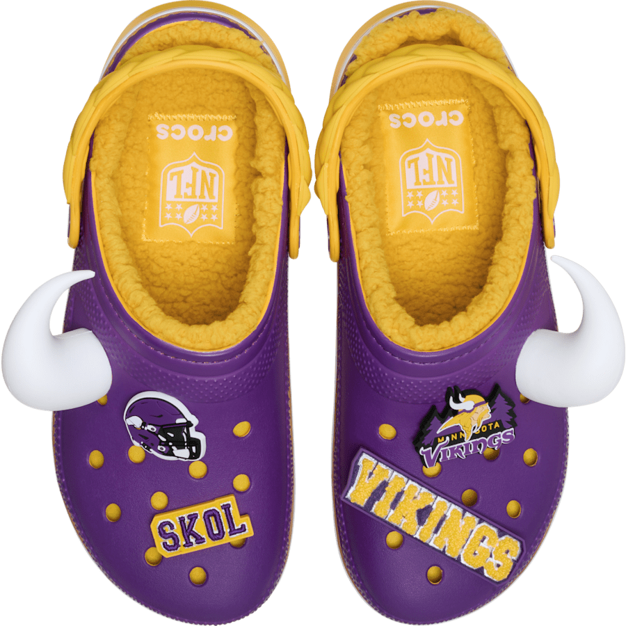 NFL Minnesota Vikings Classic Lined Clog - Crocs discount