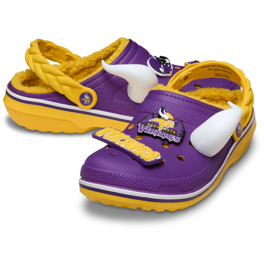 NFL Minnesota Vikings Classic Lined Clog - Crocs discount