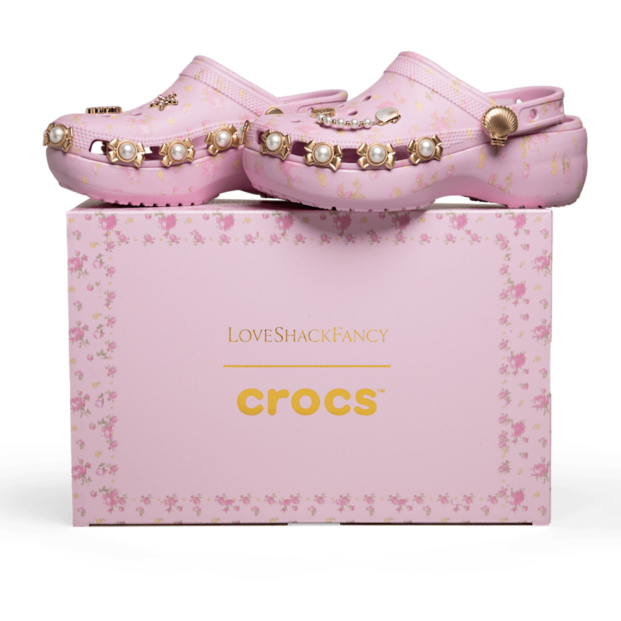 LoveShackFancy Classic Platform Clog - Crocs outlet