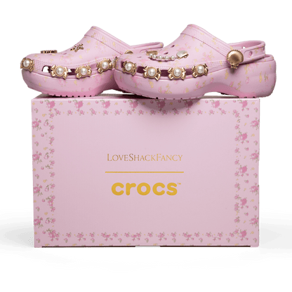 LoveShackFancy Classic Platform Clog - Crocs outlet