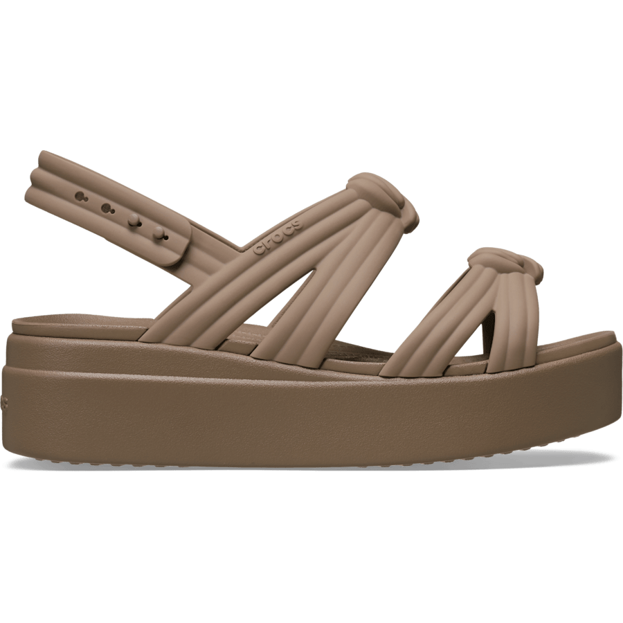 Brooklyn Knot Low Wedge - Crocs discount