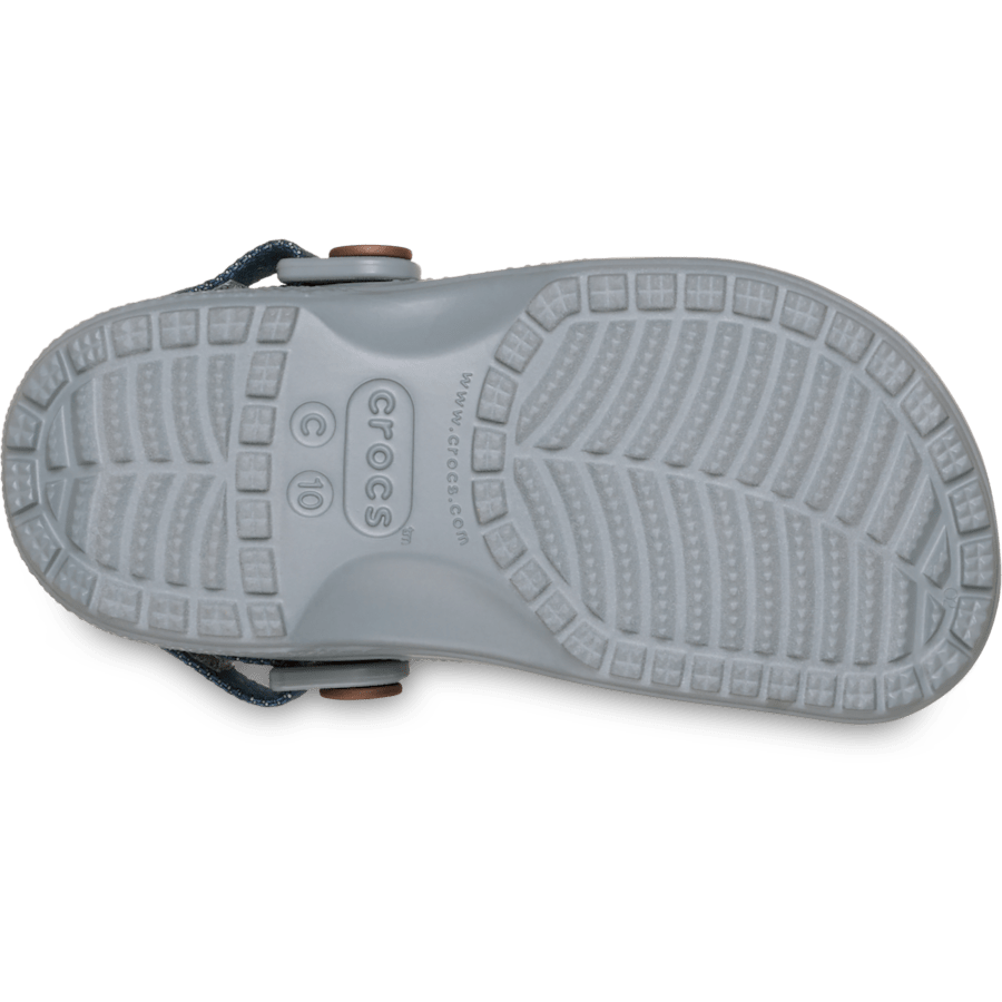 Toddler Classic Denim Adjustable Backstrap Clog - Crocs discount
