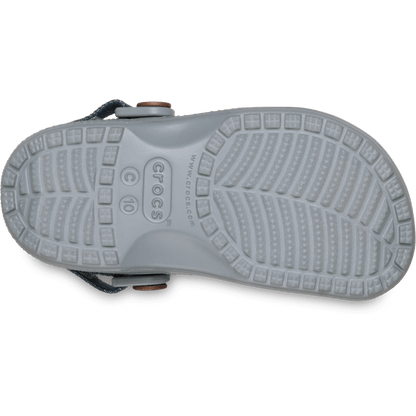 Toddler Classic Denim Adjustable Backstrap Clog - Crocs discount