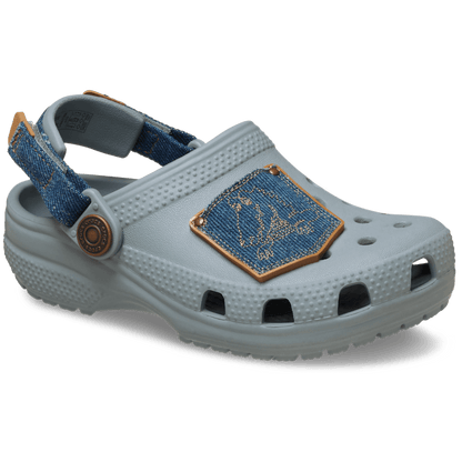 Toddler Classic Denim Adjustable Backstrap Clog - Crocs discount