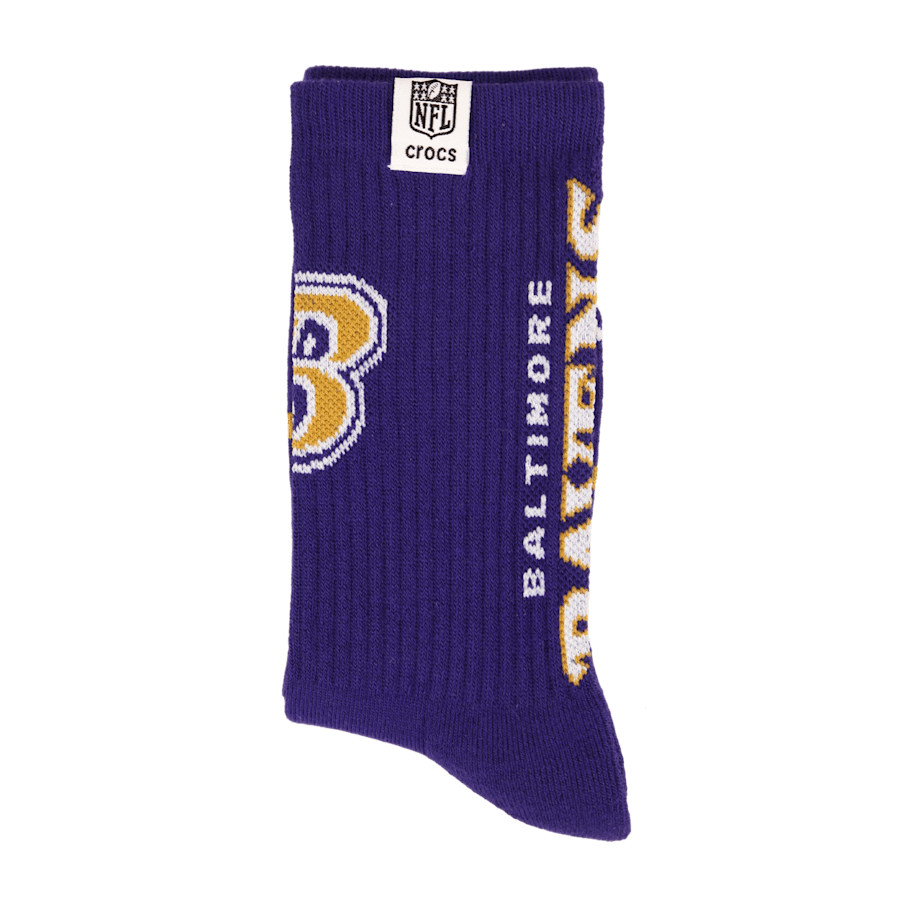 NFL Baltimore Ravens Crocs Socks - Crocs on sale