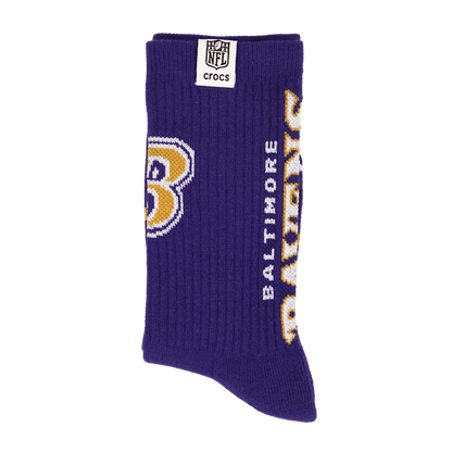 NFL Baltimore Ravens Crocs Socks - Crocs on sale