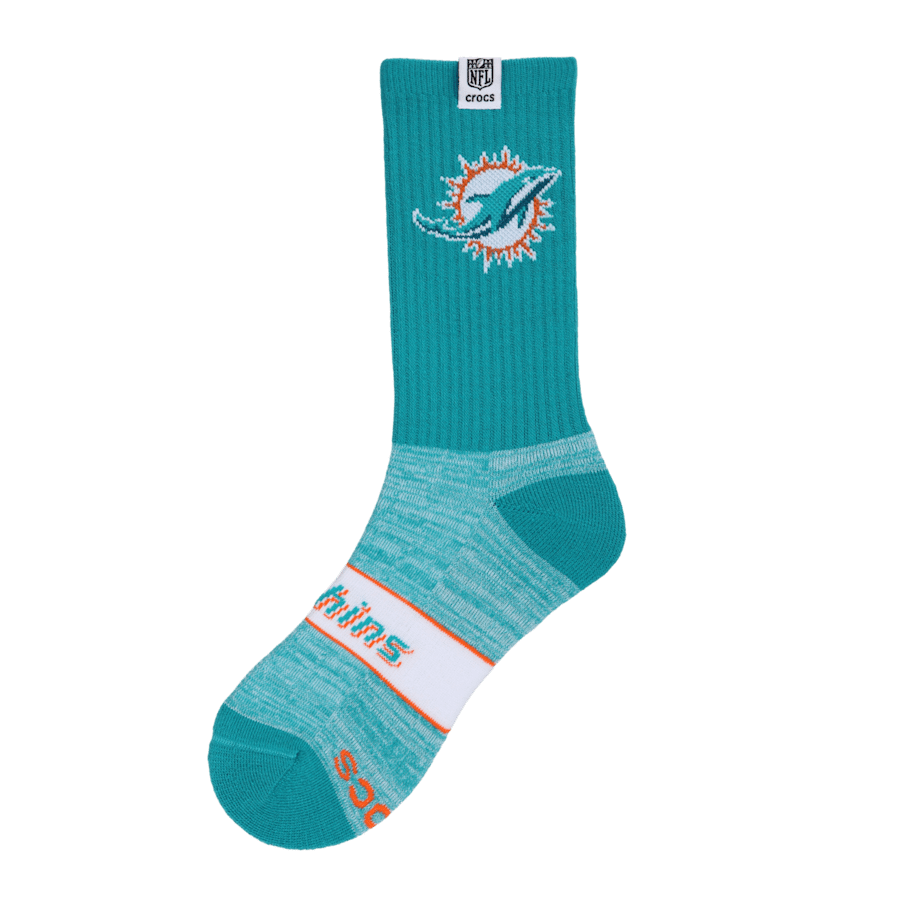 NFL Miami Dolphins Crocs Socks - Crocs on sale