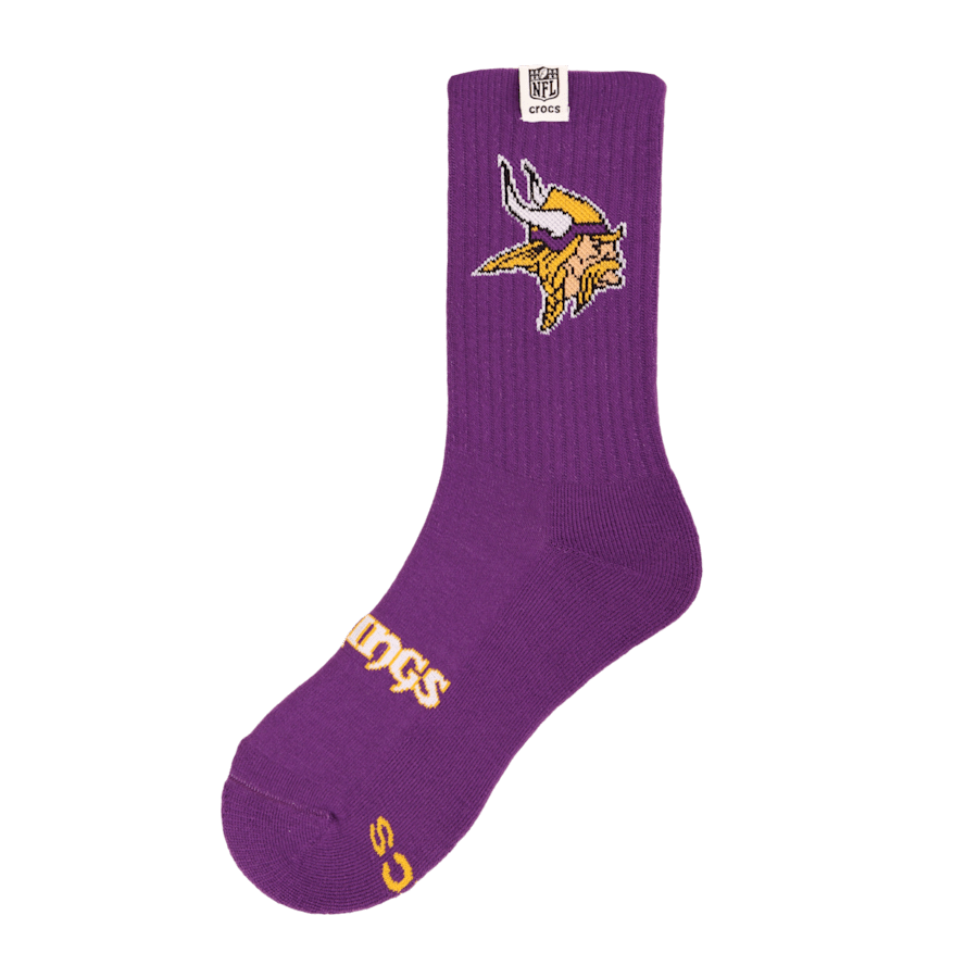 NFL Minnesota Vikings Crocs Socks - Crocs for sale