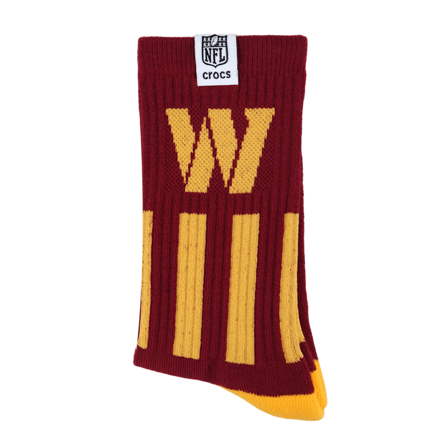 NFL Washington Commanders Crocs Socks - Crocs on sale