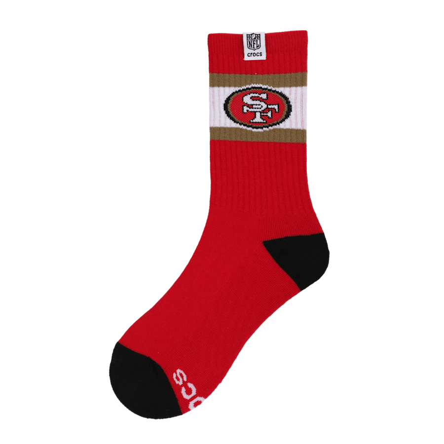 NFL San Francisco 49ers Crocs Socks - Crocs discount