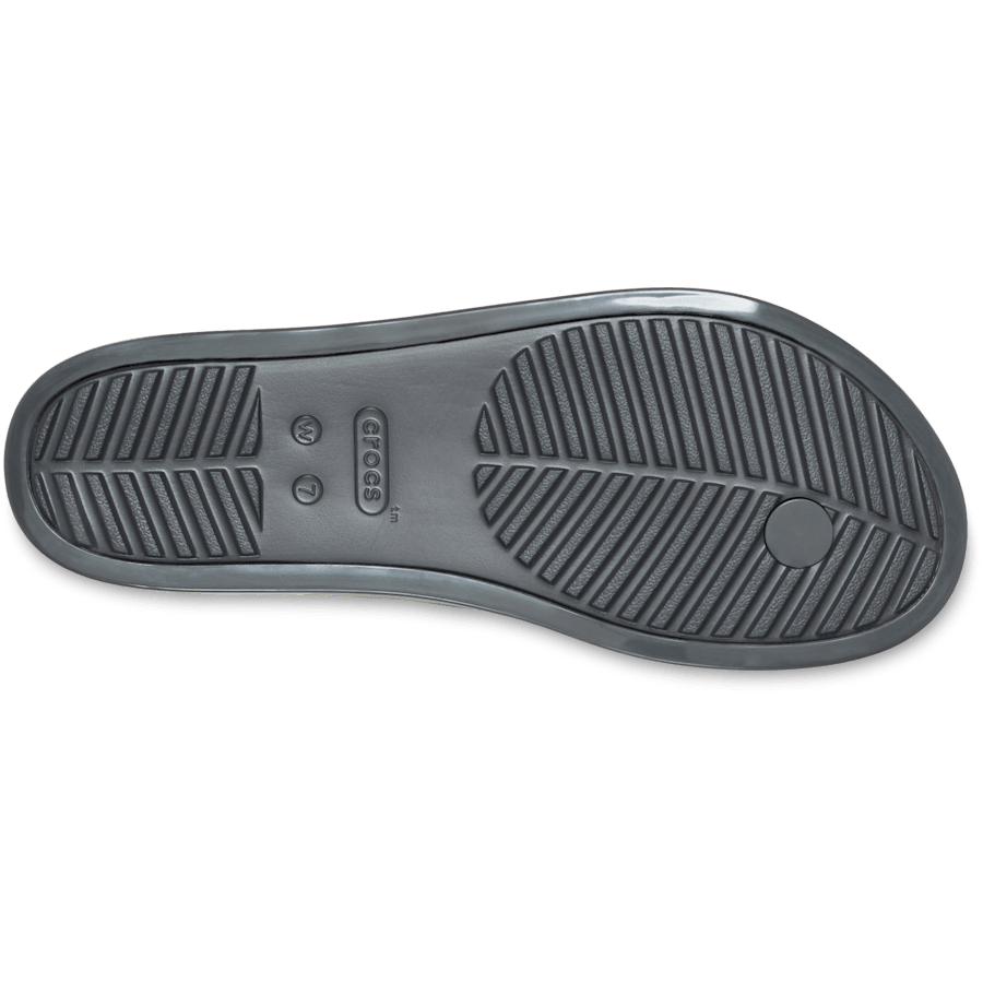 Miami Round Toe Dark Floral Flip - Crocs sale